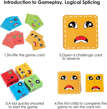 Crazy Face Puzzle Game