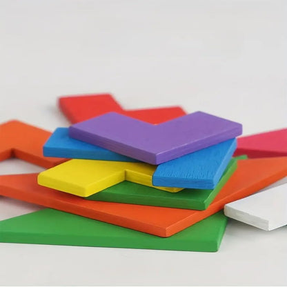 Wooden 3-in-1 Puzzle Toy for Kids