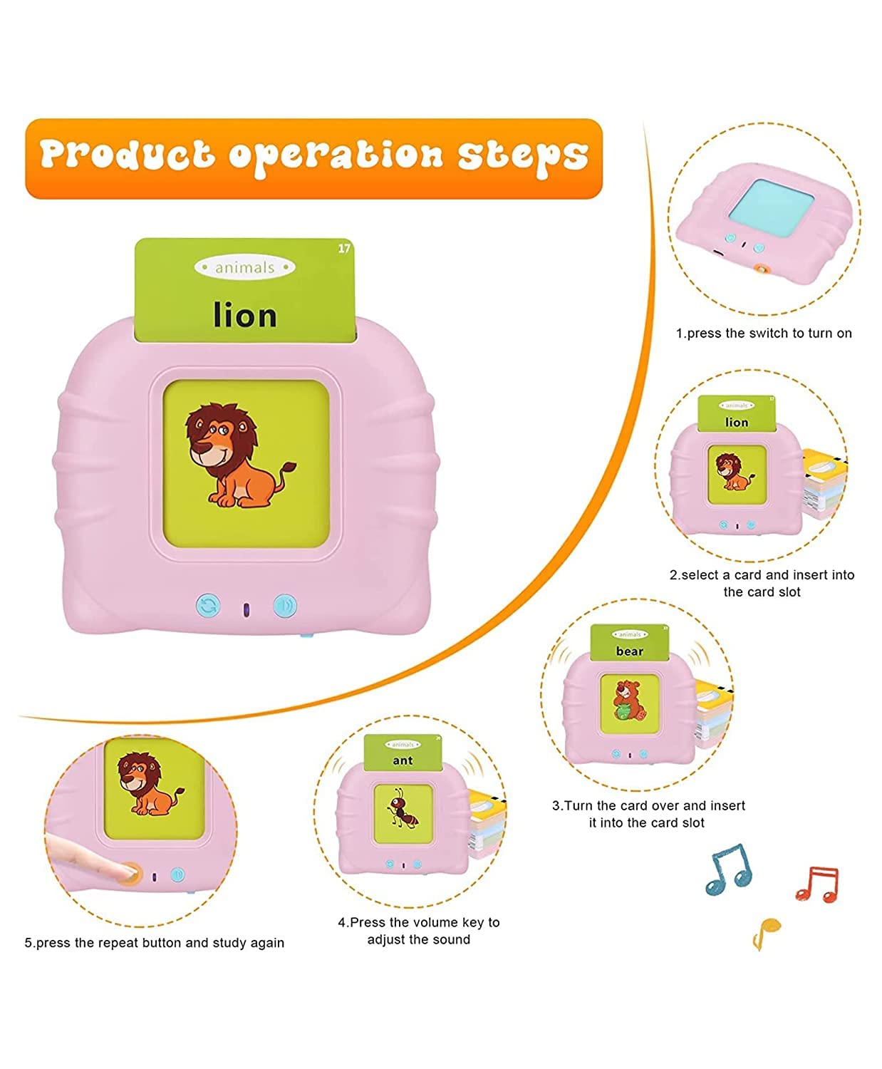 Colorful Double-Sided Flash Cards