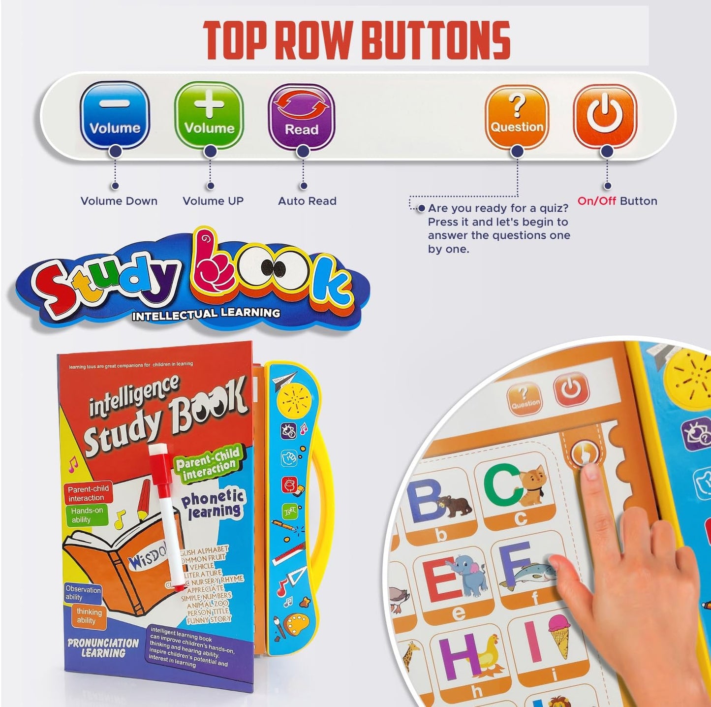 Kids Intelligence Book with Pen & Sound