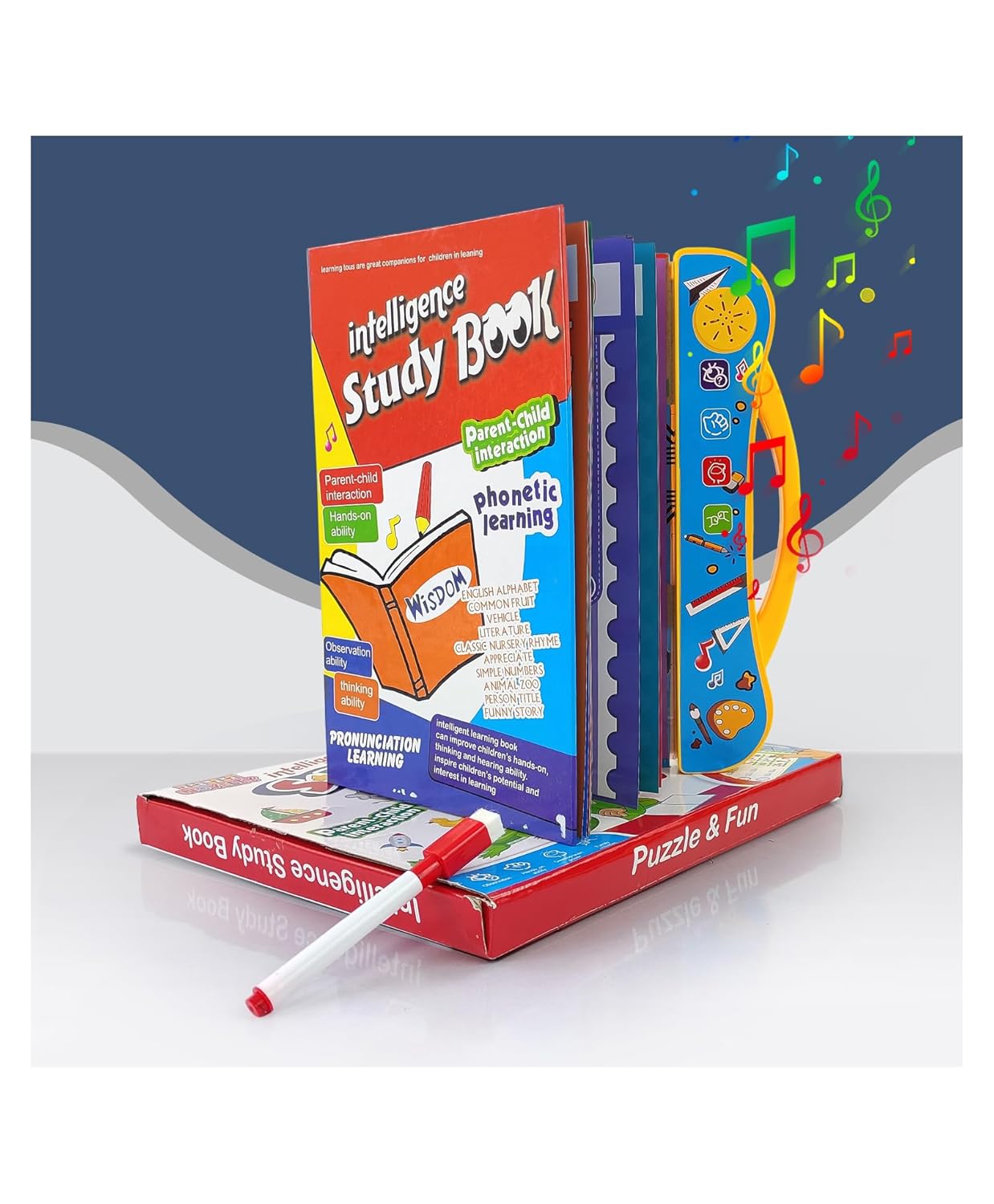 Kids Intelligence Book with Pen & Sound