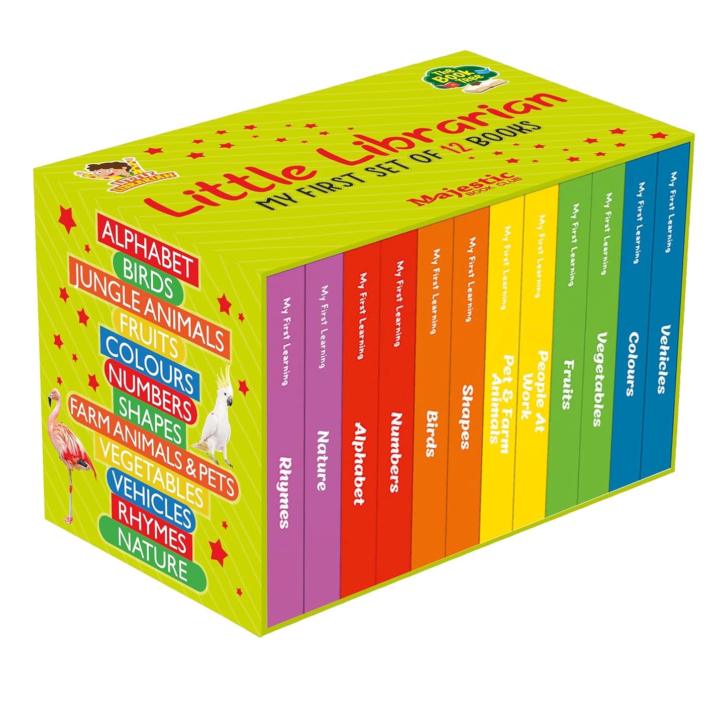 My First Little Librarian: Boxset of 12 Best Board Books for Kids