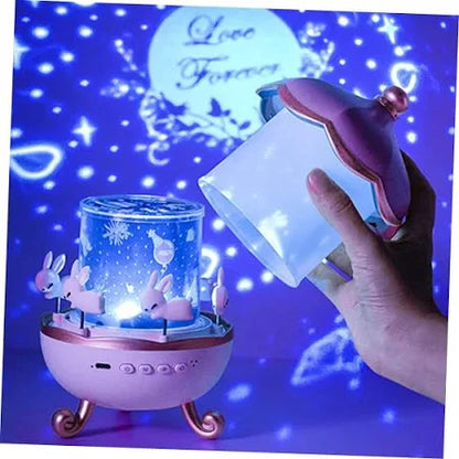 Rabbit Night Light Projector Night Light for Kids