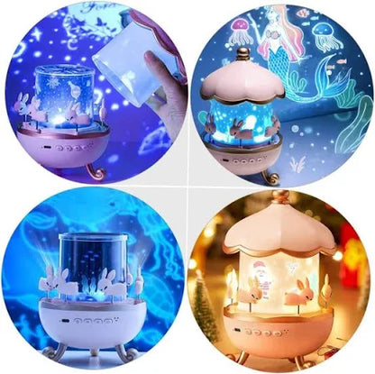 Rabbit Night Light Projector Night Light for Kids